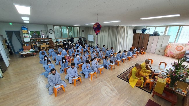 A light moment of the Vesak ceremony overseas